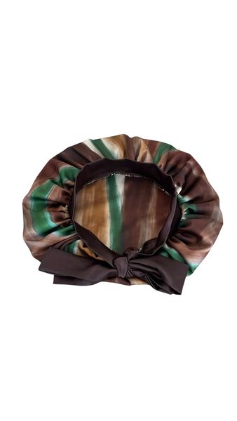 Dubis Exclusive Double Layer all Satin Bonnet, Head Wrap, Night Cap.