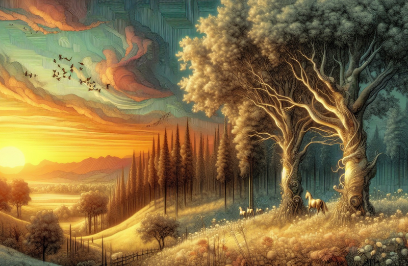 Canvas cm Home Decor Wall Art - Enchanted Forest