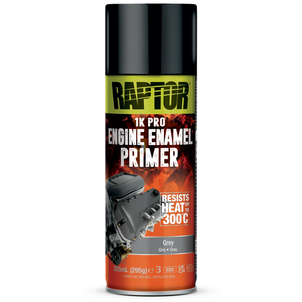 Raptor 1K Pro - Engine Enamel 300 Celsius Aerosol 295grams