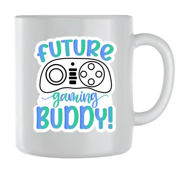 Gaming Buddy Coffee Mugs for Men Women with Gaming Graphic Design Cups 112