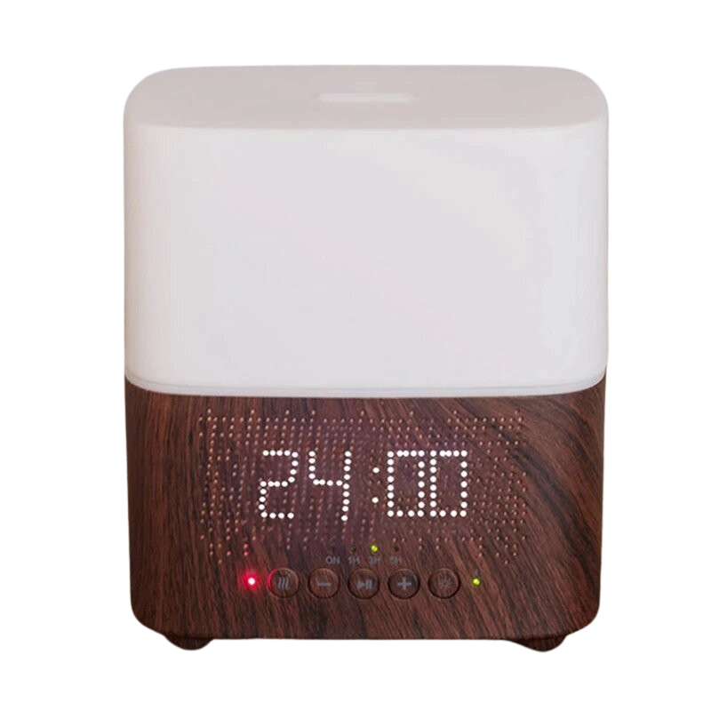GB Multifunctional Aroma Oil Diffuser With Alarm Clock And SpeakerAS