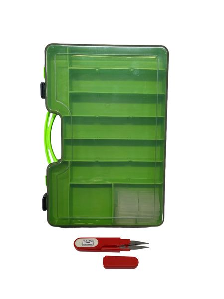 Oms Double Sided Lure Tackle Box Green