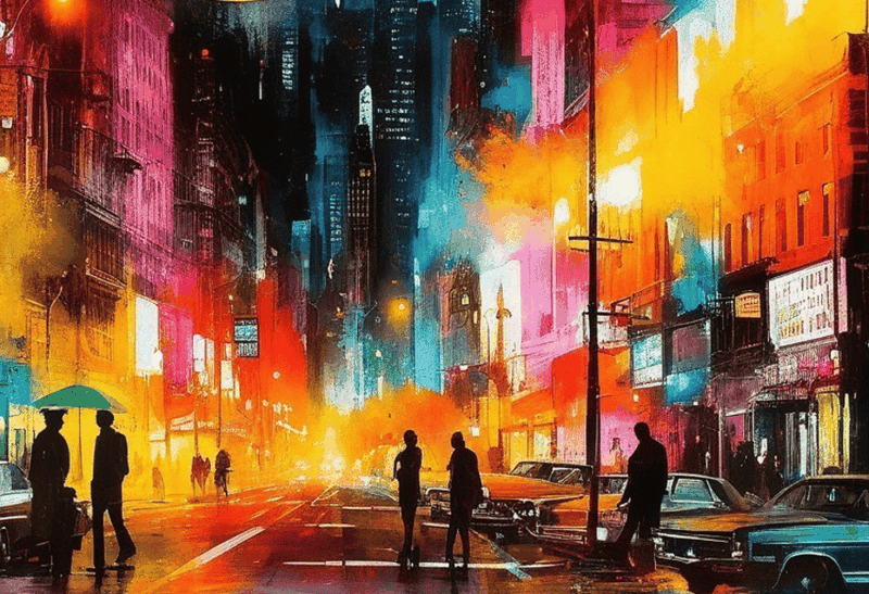 Canvas Wall Art Home Decor - Romantic City