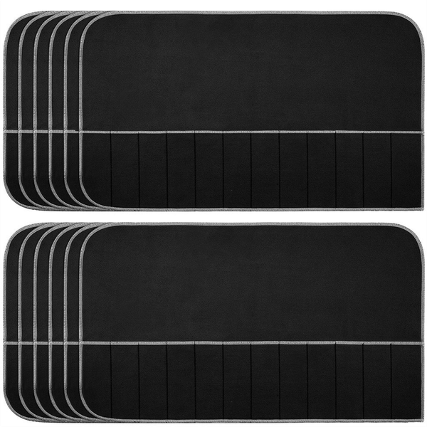 Storage Bags Flatware Organizer Anti Tarnish Protector Bags 12Piece