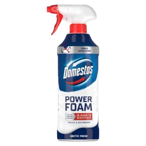 Domestos Power Foam Arctic Fresh Toilet &amp; Bathroom Cleaner Spray 450ml