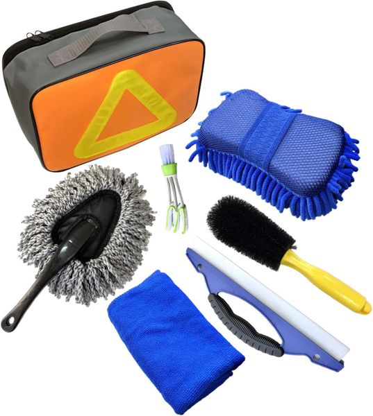 7-Piece Portable Car Cleaning Tools Kit DC-148C