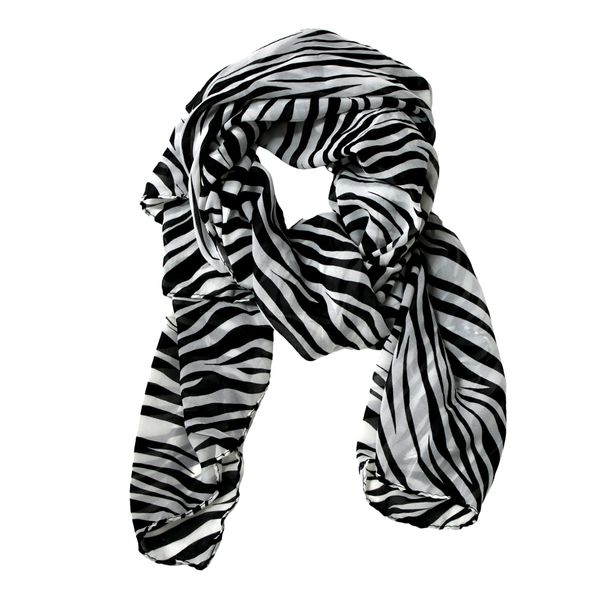 Launch Republic Scarf Zebra Print