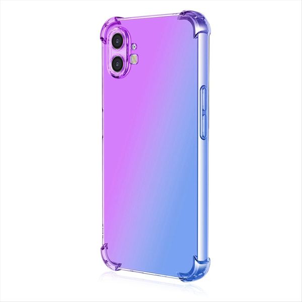 Gradient Color Transparent Case Compatible With Xiaomi Redmi 12 5G