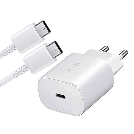 25W USB-C Fast Charger Compatible with iPhone 15 Series with Type-C Cable Image