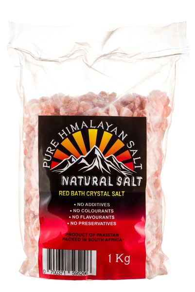 Vensico - Himalayan Salt Bath Crystals For Detoxifying the Body - 1kg (Red)