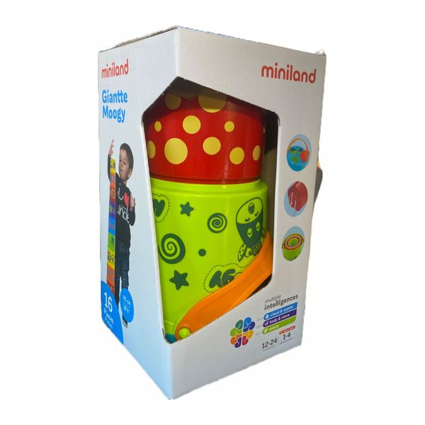 Miniland Giantte Moogy - Stackable Nesting Cups for Kids