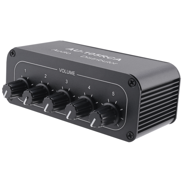 Stereo Audio Mixer Multi-Channel Rca Interface for Power Amplifiers