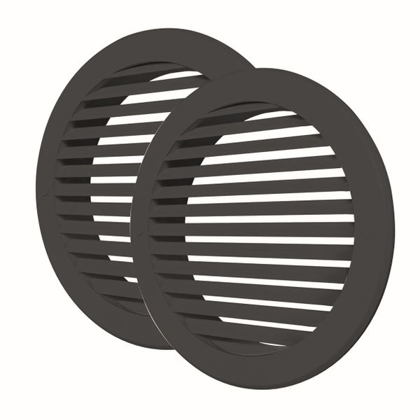 Ventilation grille covers 150mm 2 pieces Grey