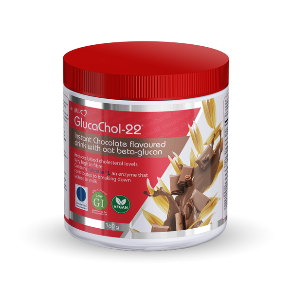 GlucaChol-22 Instant Flavoured Chocolate Drink with Oat Beta-Glucan - 360g