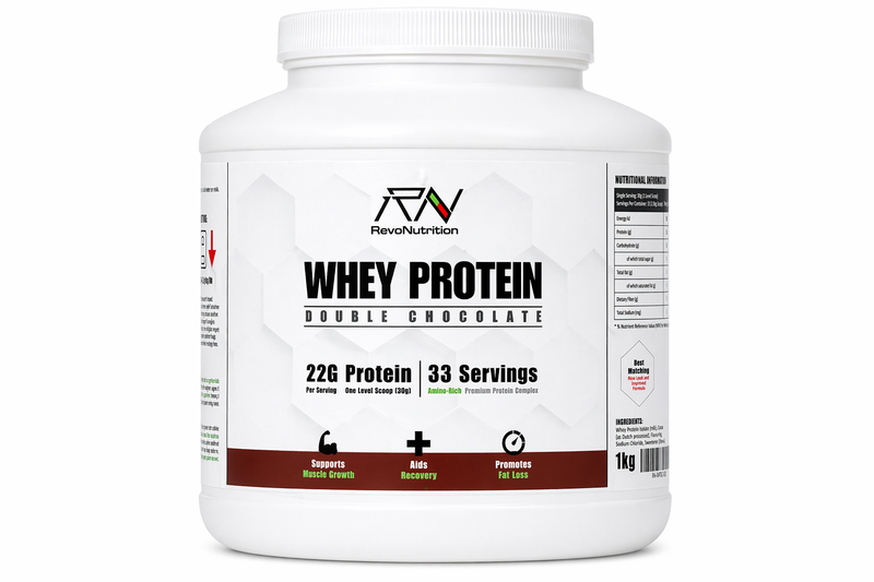 RevoNutrition Whey Protein - Double Chocolate (1kg)