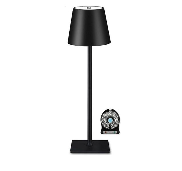 Perfect Bedside Table Lamp + Mini Fa n Companion For Peaceful Nights