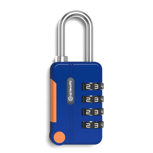 4 Digit Combination Lock for Suitcase Luggage Travel Bag Gym Locker Blue
