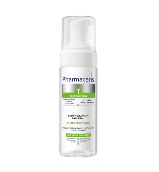 Pharmaceris T Puri Sebostatic Foam cleanser for Acne Prone Skin - 150ml