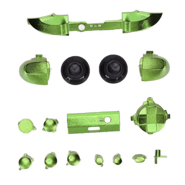 Electroplated Button Set Green Compatible with Xbox Series X