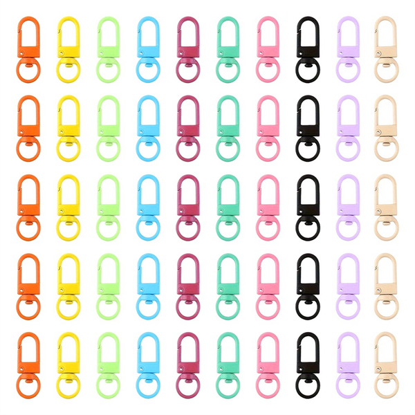 Colorful Snap Lobster Clasp Hooks Keychain Findings