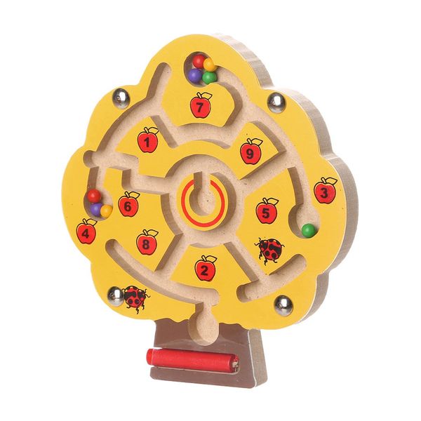 Totland Magnetic Maze Puzzle - Yellow Tree