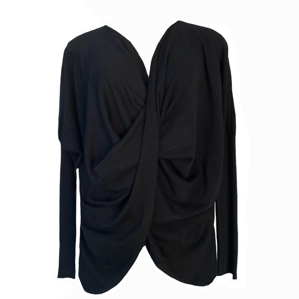 Ladies Stylish Crossover Acrylic Knit Top