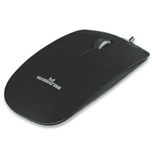 Manhattan Slim USB Optical Mouse - 3 Button with Scroll wheel