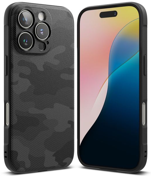 Onyx Compatible with iPhone 16 Pro Max Military-Grade Slim Protective Case - Camo Black