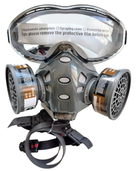 8201 All in One Spray and Gas Mask