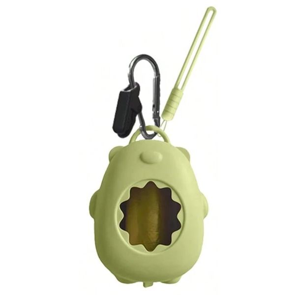 BabyBin Portable Disposable Diaper Travel Bag Dispenser Bin Set Green