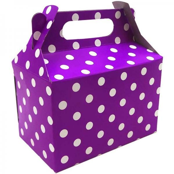 Purple Dotted Party Box (10)