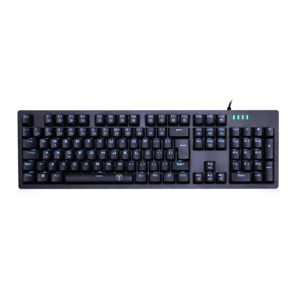 T-Dagger Bermuda Blue-Ice LED BacklitMechanical Keyboard - Black