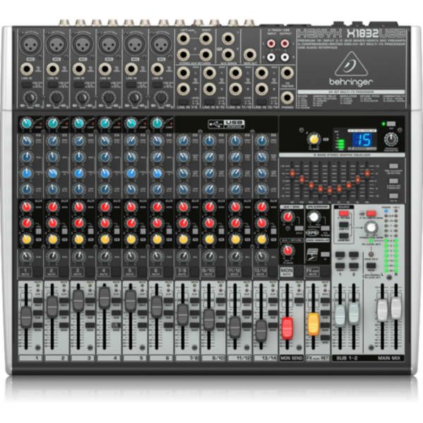 Behringer XENYX X1832USB 18-Input 3/2-Bus Mixer