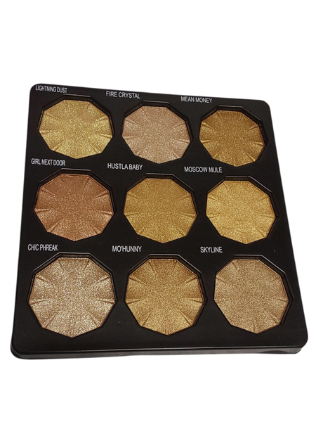 Makeup Highlights And Bronzer Palette