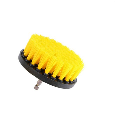 2-4 Inch Yellow Electric Drill Cleaning Brush Electric Brush Bit