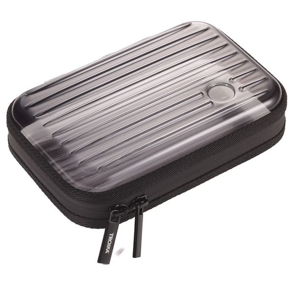 Troika Organiser Travel Case Personalisable Transparent Clear Case