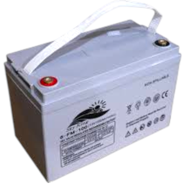 GEL 12V 100Ah Deep Cycle Battery for Solar, Off-Grid, and Backup Power