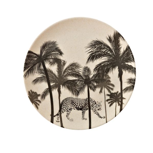 George &amp; Mason - Bali Bamboo Fibre Side Plate 4pk Jungle