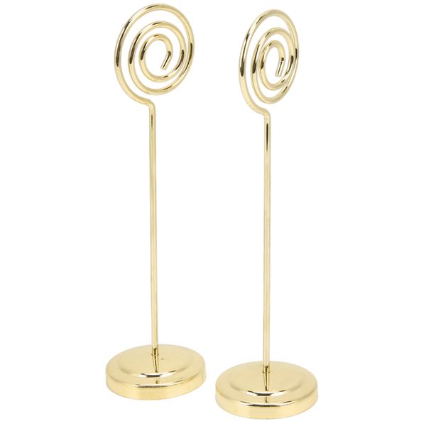 Table Number Holders 2-Pack Metal Round