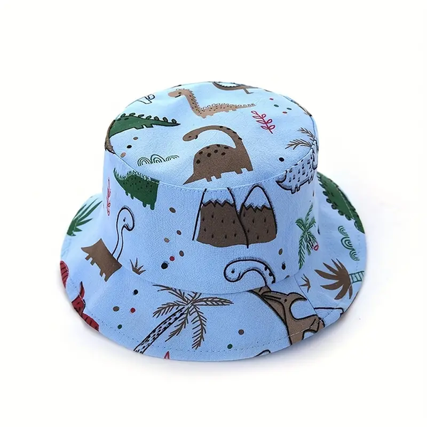 Dinosaur Print Kid's Bucket Caps