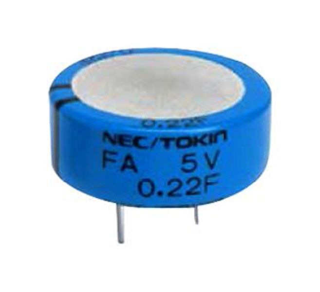 Kemet (FA1A224ZF) Supercapacitor, EDLC, 0.22 F, Radial Leaded, -20%