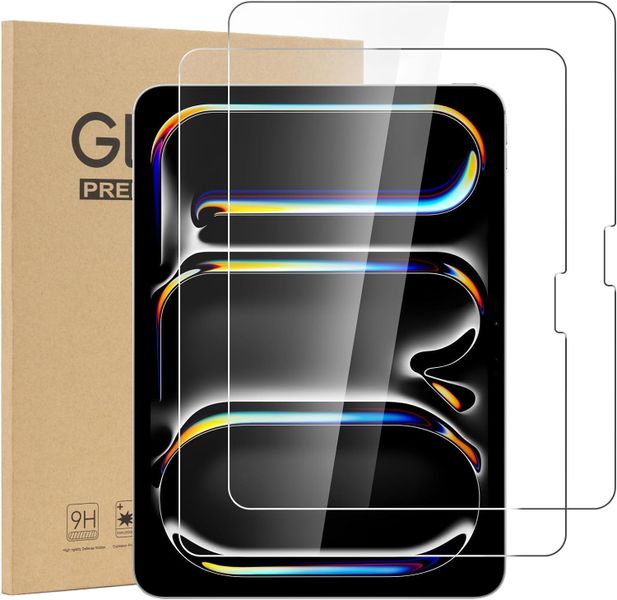 TUFF-LUV Tempered Glass Screen Protection Compatible with Apple iPad Pro 13" M4 (2024) - Clear - 1 Year Warranty (Will not fit on the Apple iPad Air