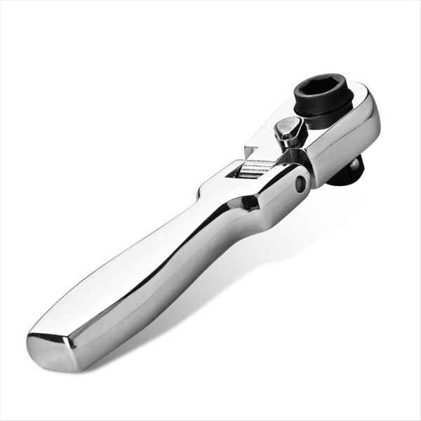 2 In 1 Flat Handle Ratchet Wrench 1/4 Double Ended