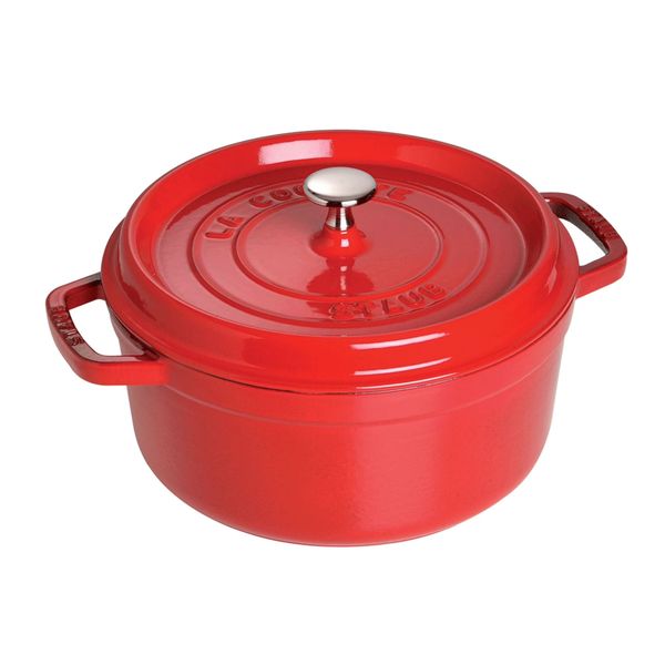 22cm French Enameled Cast Iron Dutch Oven - 3.17 Qt (3L)