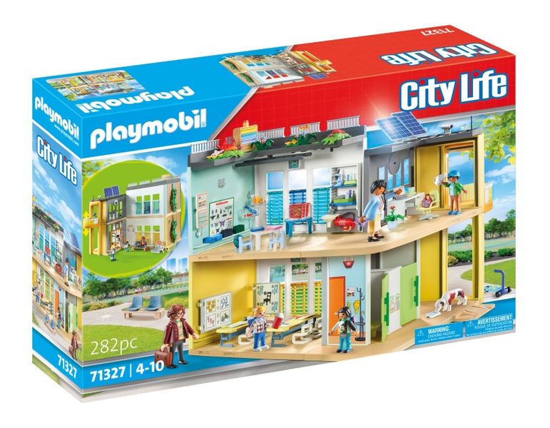 Playmobil City Life - Large School (282 Pieces)