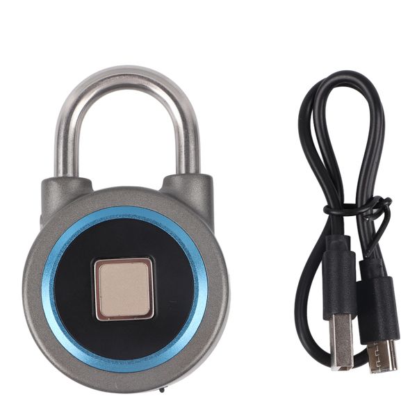 IP65 Bluetooth fingerprint lock (blue)