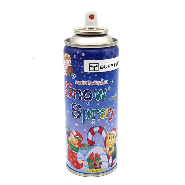 Bufftee Snow Spray Can Fake Snow In A Can - Artificial Snow Spray