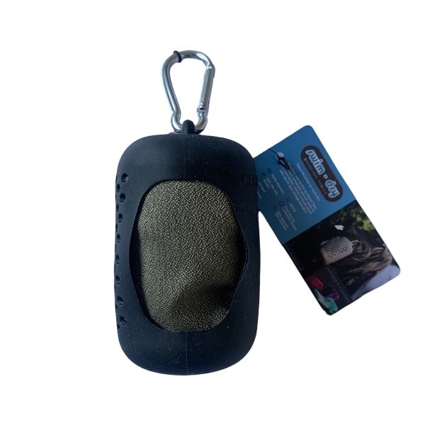 Black Tissue Microfibre Travel Towel