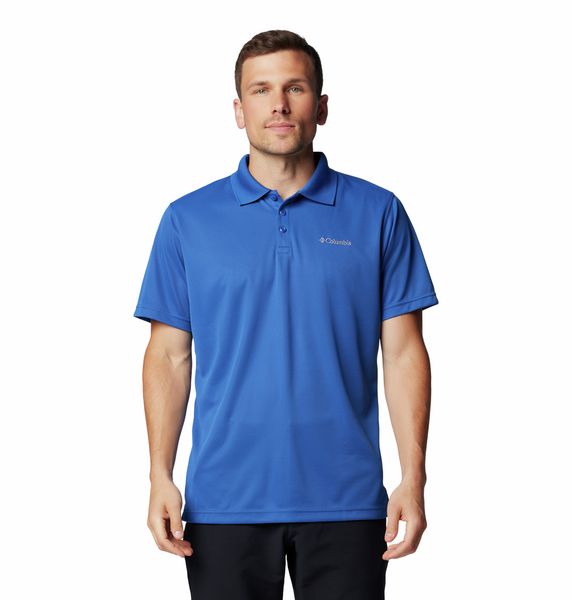 Columbia Men's Utilizer Polo Shirt Mountain Blue