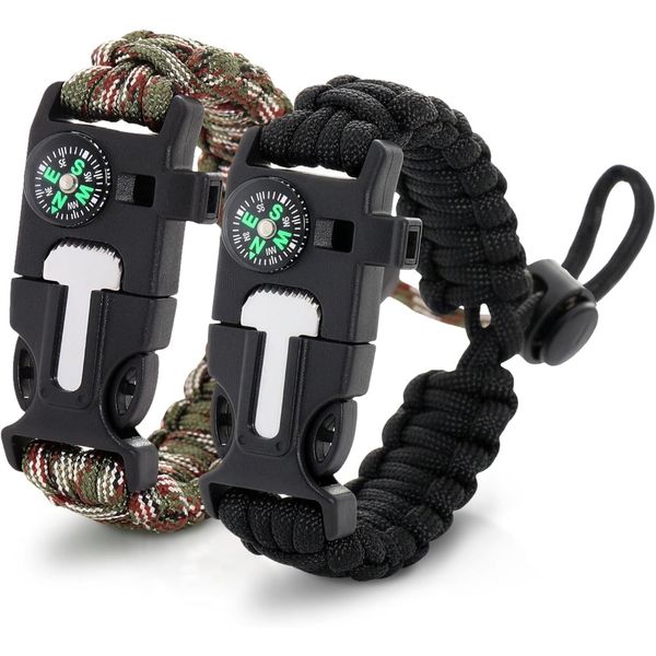 5-In-1 Survival Bracelet &amp; Camping Rescue Rope